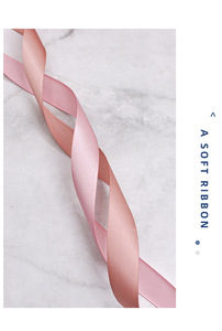Cinta de Raso Rosa DAMAI de 0.6 cm de Ancho, 100 Yardas, Cinta de Poliéster de Doble Cara para Envolver Regalos, Ramos de Boda, Manualidades Florales - Product Image 6