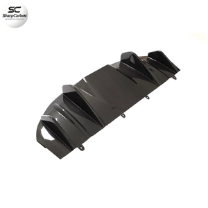 Diffuseur arrière en fibre de carbone sèche pour <span class=keywords><strong>Porsche</strong></span> <span class=keywords><strong>Taycan</strong></span> <span class=keywords><strong>4S</strong></span> berline 4 portes ÉLECTRIQUE 2019-2021 - Product Image 2