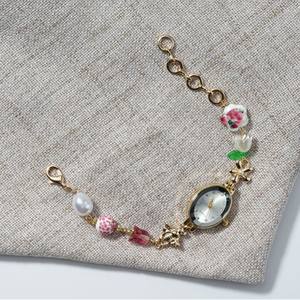 Reloj de Pulsera de Cuarzo Ovalado Vintage para Mujer con Cuentas de Perlas y Detalles de Estilo Cristal - Product Image 6