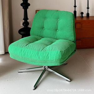 Sillón reclinable Dewey Linger, sillón giratorio individual con relleno de espuma, reclinable manual para sala de estar, balcón, apartamento pequeño - Product Image 4