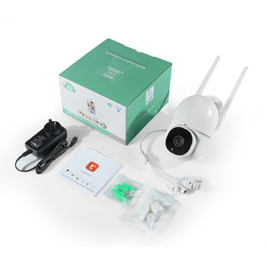 Caméra intelligente Wifi Tuya d'approvisionnement <span class=keywords><strong>direct</strong></span> transfrontalier 2MP 5MP, caméra Tuya Wifi extérieure sans fil - Product Image 5