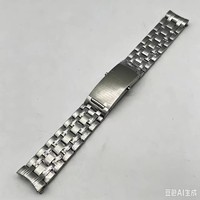Bracelet de montre en métal 904L, 18 mm, 20 mm, 22 mm, extrémités courbées, bracelet présidentiel en acier inoxydable massif pour Omega Seamaster Geneve