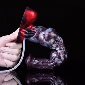 NNSX Dildo de Caballo de Fantasía con Eyaculación, Pene con Nudo Grande para Estimulación Vaginal y Anal, Dildo Eyaculador, Juguetes Sexuales para Mujeres - Product Image 5