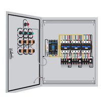 Ensemble complet personnalisé de panneaux de commande de moteur triphasé, boîte de commande, panneau d'alimentation, boîte de distribution d'alimentation, panneau électrique