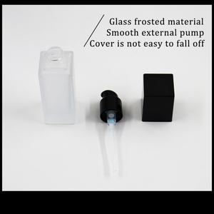 Botellas de Vidrio Cuadradas de Lujo para Cosméticos, Maquillaje, Suero, Base Líquida, Vacías, con Bomba de Presión, 15ml, 20ml, 30ml, 40ml, MOQ 100 Piezas - Product Image 6