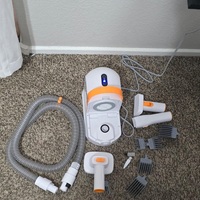 Kit de toilettage professionnel pour chien, aspirateur, peignes, brosse, portable, sûr, 12000Pa, kit d'élimination des poils d'animaux