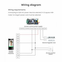 Sistema de Control de Acceso con Intercomunicador Visual y Reconocimiento Facial Linux FCV4905, Visión Nocturna, IP66 Impermeable, para Exteriores, Puerta, Villa, Hogar