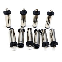 Prise d'alimentation CC 5521/5525, connecteur mâle à borne fourche entièrement en cuivre pour audio et alimentation, conforme RoHS, type à souder