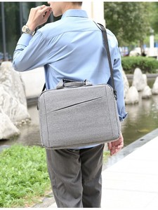 Maletín para Portátil Unisex, Gran Capacidad, Resistente al Agua, Ecológico, Maletín de Hombro, Bolsa de Mensajero para Portátil, Oficina, Trabajo - Product Image 6