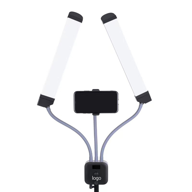 Remote 2 Arms LED Eyebrow Tattoo Light Microblading Eyelash Floor Lamp for Beauty Spa Salon Makeup Light