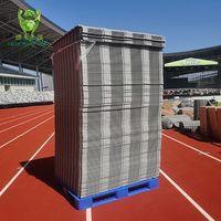 Dalles de sol emboîtables pour la protection du gazon lors d'événements en plein air, concerts, stades – Protection temporaire du gazon