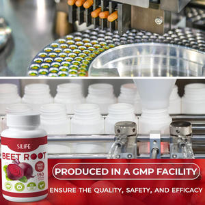 Suplemento dietético orgánico OEM que promueve la circulación sanguínea Extracto de remolacha Cápsulas de remolacha Suplementos nutricionales - Product Image 3