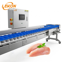 Machine de tri automatique du poids de la volaille, trieuse de poulet pour poulets entiers, ailes, cuisses, poitrine