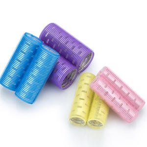 Vente en gros de bigoudis pour salon de coiffure pour femmes bigoudis en plastique et nylon pour coiffure bigoudis sans chaleur bigoudis en aluminium - Product Image 6