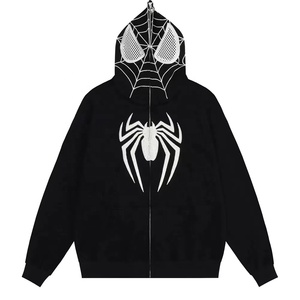 <span class=keywords><strong>Felpa</strong></span> con Cappuccio Spider-Man con Zip, Moda Americana Autunnale, Cardigan con Cappuccio per <span class=keywords><strong>Uomo</strong></span> - Product Image 5