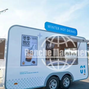 Chariots de nourriture mobiles de Californie à vendre, chariots de vente au détail de petite taille pour le café, le chocolat chaud, distributeur automatique - Product Image 1