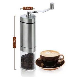 Production Manual Coffee Grinder Stone Manual Coffee Grinding Mill with Brush China Coffee Grinder