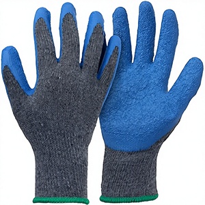 Gants de travail de sécurité TWI anti-chimiques, antidérapants, en latex, calibre 13, avec grip gaufré, compatibles écrans tactiles, sans poudre, sans silicone, 26 cm - Product Image 2