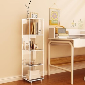Manufacturer Direct Custom Clear Acrylic Modern <b>Floating</b> Shelf Corner Bookcase for Book Organizer for - Product Image 5