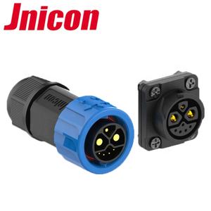Conector Impermeable Jnicon <span class=keywords><strong>M23</strong></span> Push Lock de 2 Pines para Alimentación y 5 Pines para Datos para Bicicleta Eléctrica - Product Image 5