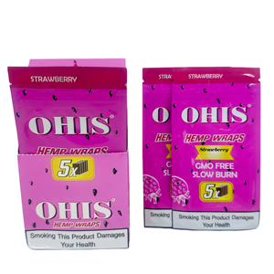 Ohis Sản Xuất 110 Mm Nguyên Liệu Tự Nhiên Gai Dầu Dọc Dâu Tây Hương Vị Từ Hot Bán Cán Sản Phẩm Giấy Trong Thuốc Lá Cửa Hàng - Product Image 4