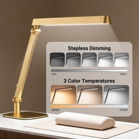 Lámpara de Escritorio LED Profesional con Lente Óptica, Luz de Trabajo Regulable CRI95 para Manualidades, Reparaciones y Lectura OEM
