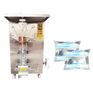 Fully Automatic Plastic Pouch Bag Drinking Pure Sachet Water Filling Making Packaging Machine