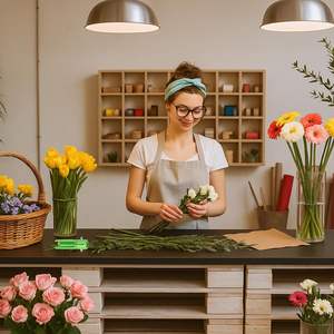 Strumento di Stripping floreale verde fai da te per giardinaggio domestico fiorista negozio di fiori uso rosa spinoso rimozione foglie di Rose fiore stelo più pulito - Product Image 5