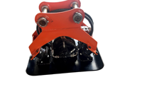 Fournisseur unique : Compacteur hydraulique pour excavatrice, adaptateur pour compactage 5-80 tonnes, garantie 1 an, origine Shandong, support inclus