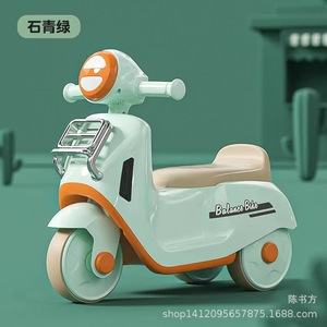 Balance Bike For Kids Three Wheels Plastic With Storage Basket 1-3 Years Old Learning To Walk Toy - Product Image 1