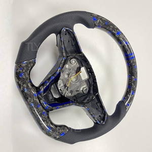 Volante in Pelle e Fibra di Carbonio Forgiata di Alta Qualità per Volkswagen VW <span class=keywords><strong>Golf</strong></span> <span class=keywords><strong>8</strong></span>, <span class=keywords><strong>Accessori</strong></span> Interni per Auto - Product Image 5