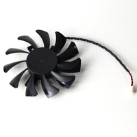 HA8010H12F-Z Kipas Pendingin Plastik 4-Pin Berkualitas Tinggi dan Tahan Lama untuk Bahan Heatsink Kartu Grafis GTX1030 730 740 750