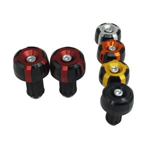 Tapón de mango de cabeza de bola de doble color de aleación de aluminio CNC para extremos de barra protectora de motocicleta parte decorativa - Product Image 1