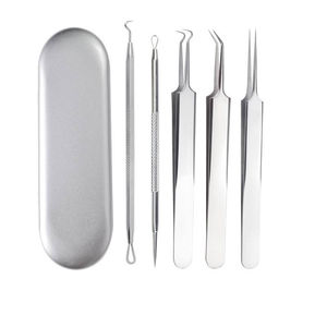 Acne Removal Kit Stainless Steel Vacuum Electric Blackhead <b>Remover</b> Pimple Extractor Facial Cleaning Tools - Product Image 5