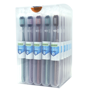 LMK 2021 New package high quality portable plastic tube box adult toothbrush with PP travel case box
