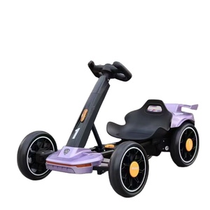 <span class=keywords><strong>Go</strong></span>-Kart Eléctrico de Plástico para Niños de 2 a 4 Años, Vehículo de Cuatro Ruedas Plegable, Fácil de Operar, Juguete para Niños - Product Image 1