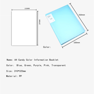 Прозрачная папка для хранения документов, 20/30/40/60/80/100 страниц - Product Image 2