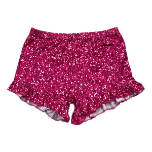 2022 Hot Sale Kids Sequin Shorts Baby Girls Ruffle Bummies Shorts For Summer