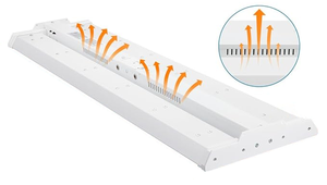 Hiệu quả cao <span class=keywords><strong>LED</strong></span> tuyến tính cao <span class=keywords><strong>bay</strong></span> ánh sáng công nghiệp Dimmable ánh sáng với CCT lựa chọn công suất cho kho - Product Image 4