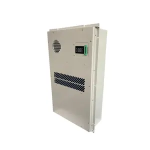 Raffreddatore d'aria per condizionatore d'aria per armadio industriale DC 48V/AC220V 1500W 5000BTU montato su porta per telecomunicazioni elettriche all'aperto