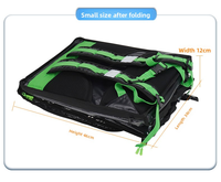 Sac à dos isotherme épaissi pour livraison Uber, compartiments multicouches, étanche, pour transport alimentaire extérieur, en stock, 500D