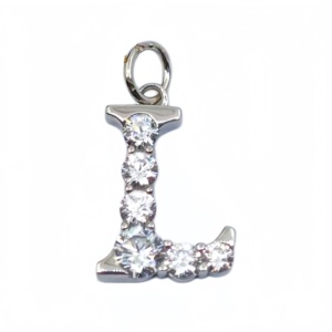Collier avec pendentif lettre en argent 925 classique UM Jewelry pour femmes, enfants, anniversaires, mariages et occasions de fête - Product Image 4