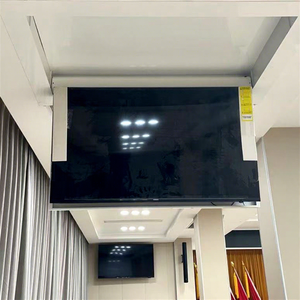 55 인치 전동 <span class=keywords><strong>TV</strong></span> 리프트 천장 플립 다운 <span class=keywords><strong>TV</strong></span> 브래킷 세련된 전동 스탠드 <span class=keywords><strong>TV</strong></span> 마운트 및 카트 - Product Image 1