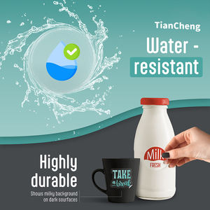 Premium 8.5x11 mürekkep püskürtmeli kendinden yapışkanlı vinil çıkartma kağıt fotoğraf kalitesi ticari sınıf anında kuru çizik yırtılmaya dayanıklı PET PP - Product Image 4