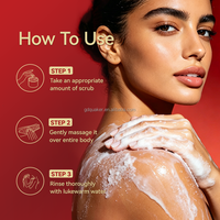 BEQUEEN Gommage Corporel au Sel Marin Parfum Caramel Vanille 700g Exfoliant Doux Éclaircissant Blanchissant Adoucissant Lissant Facile à Rincer