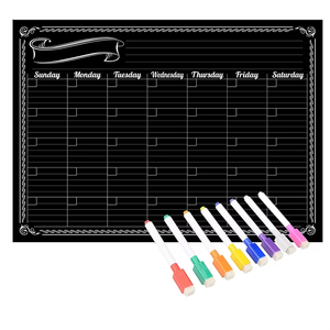 <span class=keywords><strong>Pizarra</strong></span> Magnética de Borrado en Seco para Refrigerador con Tamaño y Color Personalizables - <span class=keywords><strong>Calendario</strong></span> Planificador Mensual y <span class=keywords><strong>Semanal</strong></span> - Product Image 6