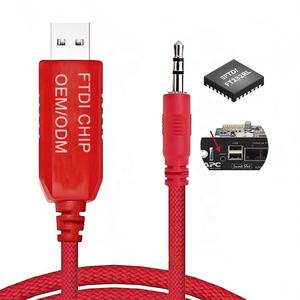 1.8m <span class=keywords><strong>APC</strong></span> 940-0299 RS232 Ftdi Usb Uart 3.3v Ttl à 2.5mm stéréo 1/4 Mini câble de prise audio pour glucomètres câble de téléchargement de données - Product Image 1