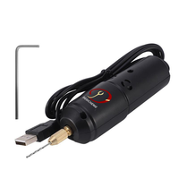 Mini perceuse électrique alimentée par USB 5V outil de meuleuse à vitesse variable 500W entrée nominale pour bijoux perle résine bricolage OEM personnalisable
