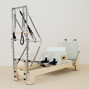 Machine de Pilates Reformer en bois de chêne multifonctionnelle Tmax Australia pour studio de <span class=keywords><strong>yoga</strong></span>, à vendre - Product Image 5