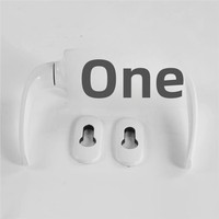 Poignée de fenêtre à battant en alliage d'aluminium de haute qualité, style minimaliste moderne, commande tactile pour fenêtres à basculer et à tourner
